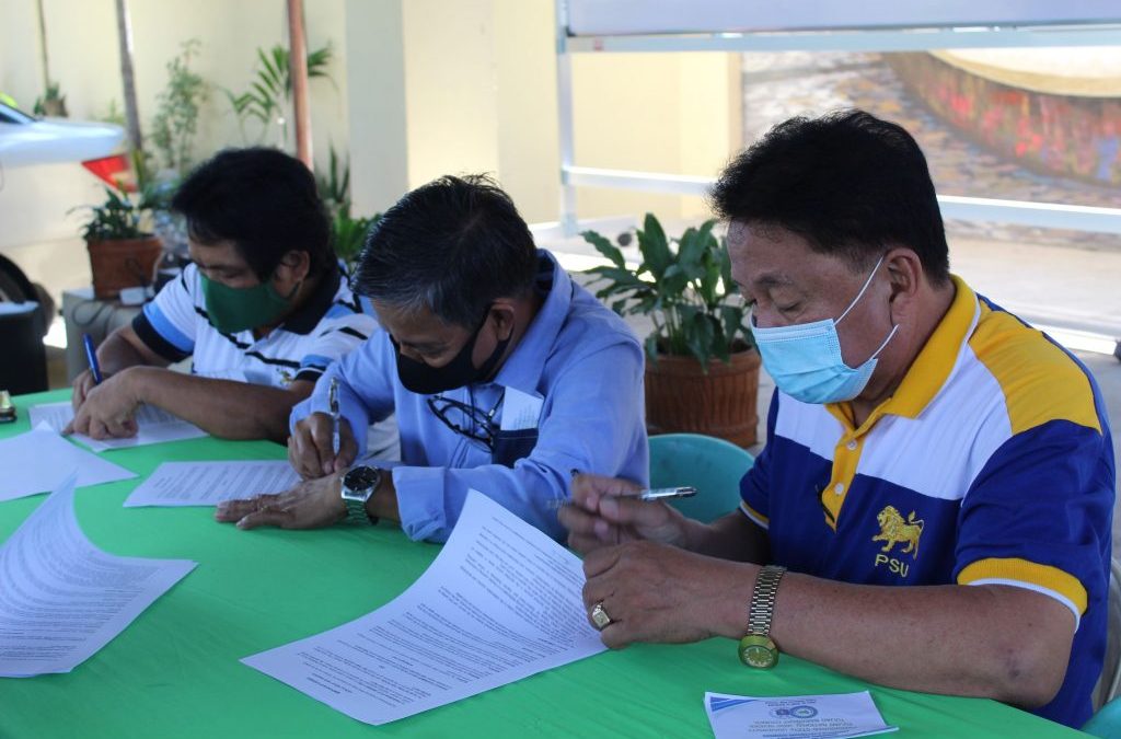 MOA Signing Ceremony Between Pangasinan State University, Tuliao National High School, and Tuliao Barangay Council