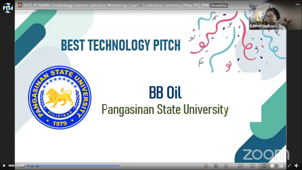 PSUnian researchers aced the perfect pitch at DOST-PCAARRD competition