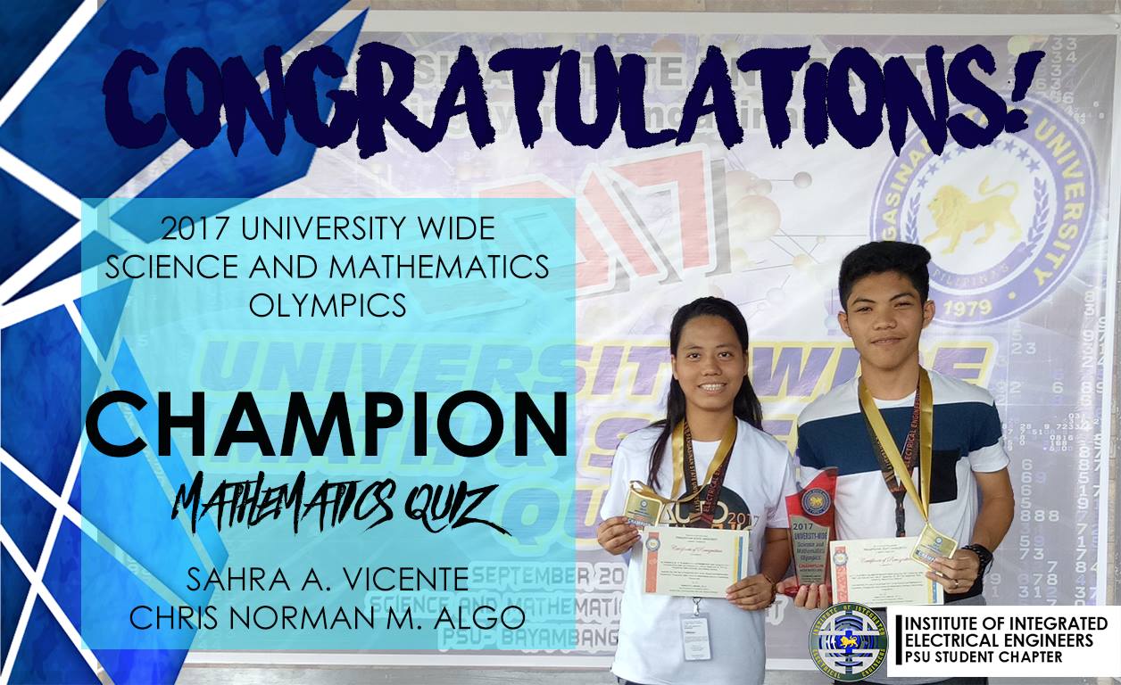 Awards Pangasinan State University Urdaneta Campus