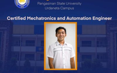 Certified Mechatronics and Automation Engineering Passer