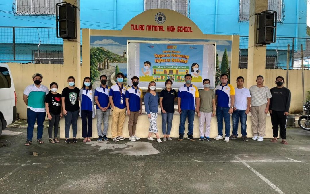 COC joins Tuliao National High School’s Brigada Eskwela 2022