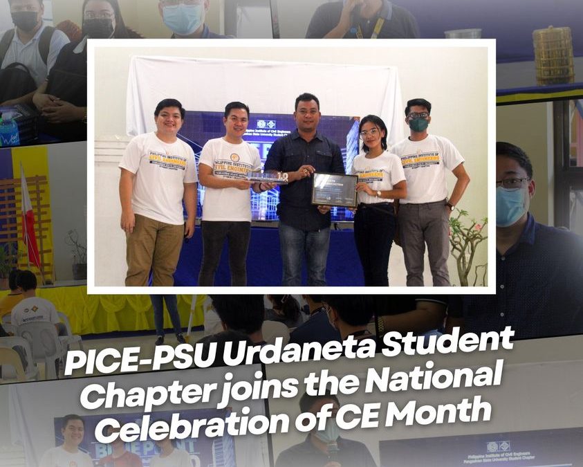 NEWS | PICE-PSU Urdaneta Student Chapter joins National Celebration of CE Month