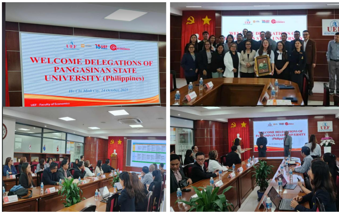 Pangasinan State University (PSU) delegation visited the University of Economics and Finance (UEF) in Ho Chi Minh City, Vietnam