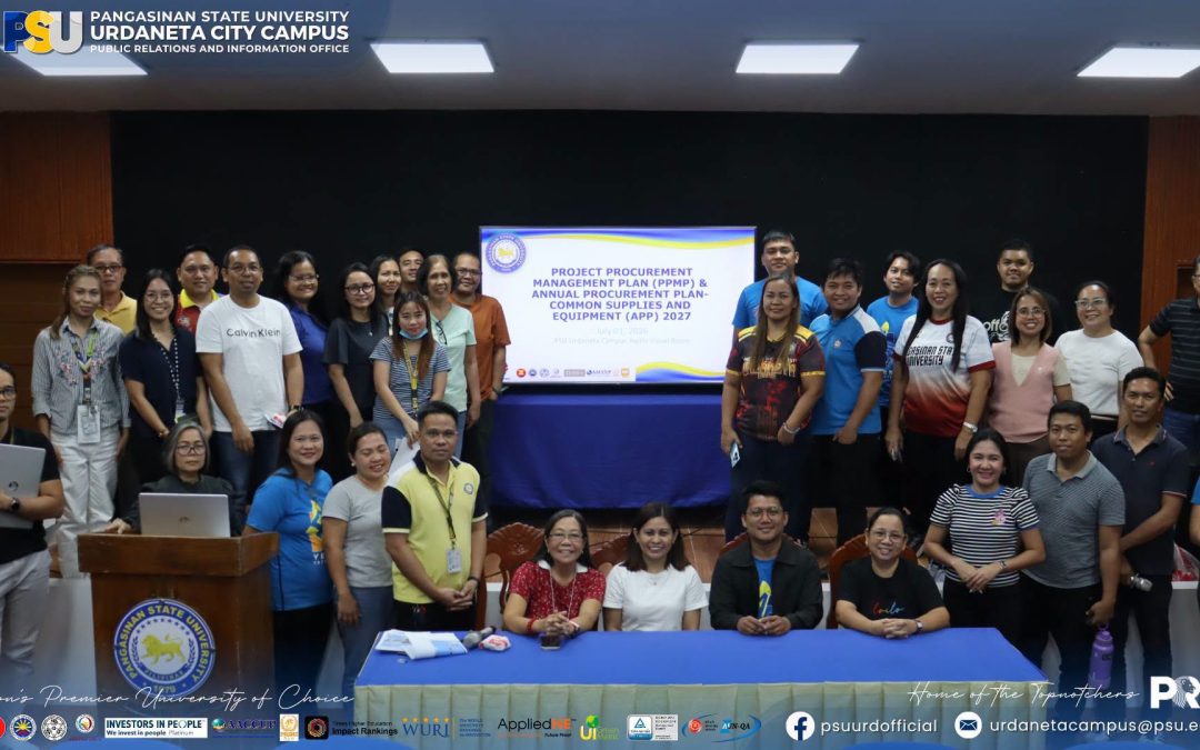 Planning for Progress: PSU Urdaneta Holds PPMP & APP-CSE 2027 Orientation