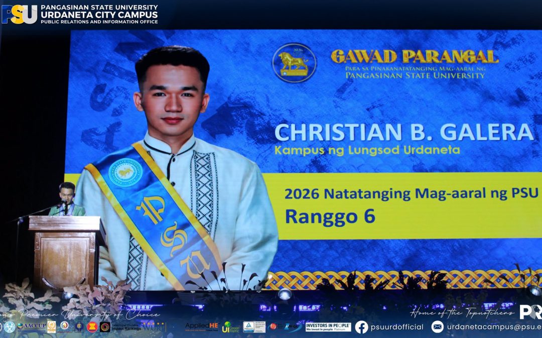Galera Brings Pride to PSU Urdaneta as Top 6 Finalist in Gawad Parangal 2026